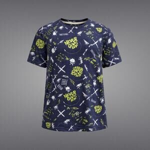 New Size 14/16 Big Boys Never Give Up Dark Blue T-shirt